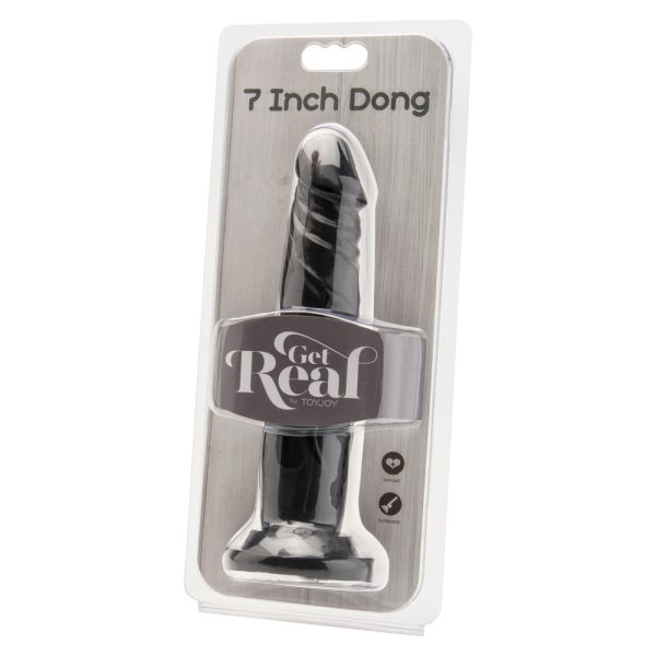 ToyJoy Get Real 7 Inch Dong Black BondageBox UK