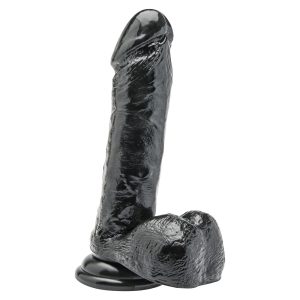 ToyJoy Get Real 7 Inch Dong With Balls Black BondageBox UK