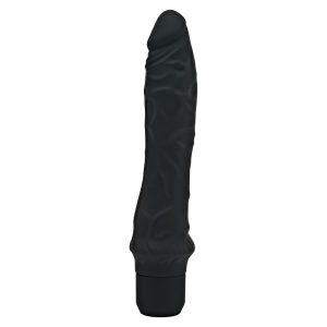 ToyJoy Get Real Classic Silicone Vibrator Black BondageBox UK