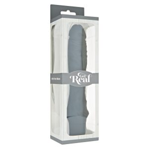ToyJoy Get Real Classic Silicone Vibrator Black BondageBox UK