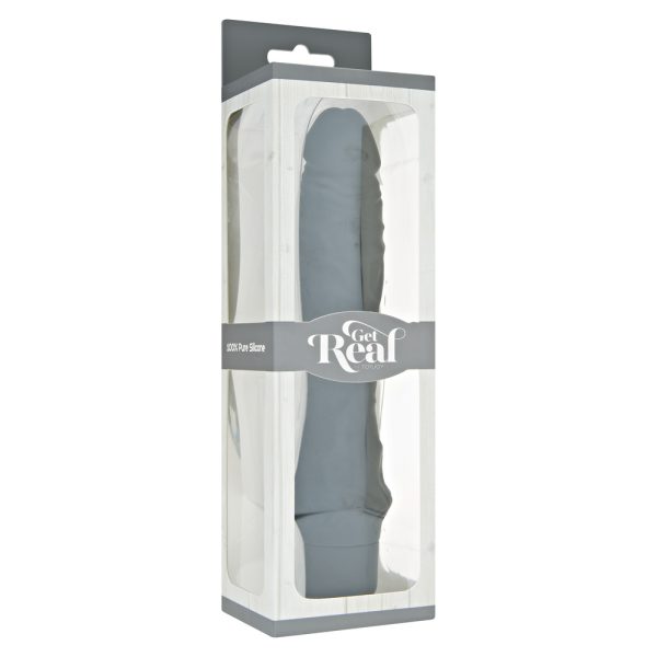 ToyJoy Get Real Classic Silicone Vibrator Black BondageBox UK