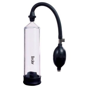 ToyJoy Rock Hard Black And Clear Penis Power Pump BondageBox UK