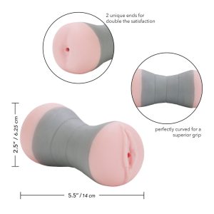 Travel Gripper Pussy And Ass Masturbator BondageBox UK