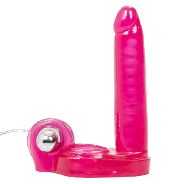 Ultimate Triple Stimulator Vibrating Cock Ring With Dong BondageBox UK