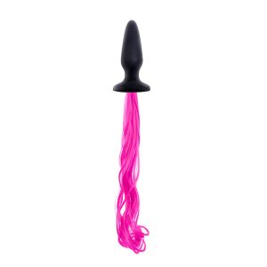 Unicorn Tails Butt Plug Pink BondageBox UK