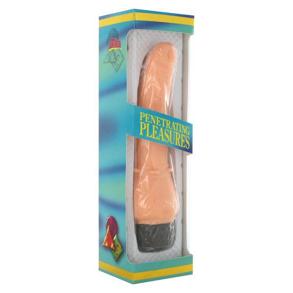 Vinyl Penis Shaped Vibrator BondageBox UK