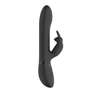 Vive Amoris Black Rabbit Vibrator With Stimulating Beads BondageBox UK
