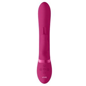Vive Amoris Pink Rabbit Vibrator With Stimulating Beads BondageBox UK