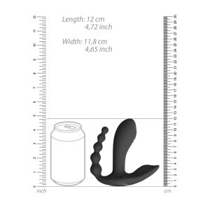 Vive Kata Double Penetrator Vibrator Black BondageBox UK