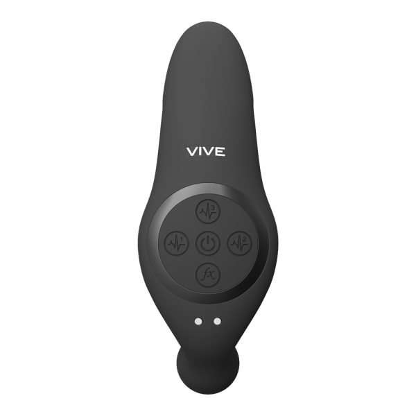 Vive Kata Double Penetrator Vibrator Black BondageBox UK