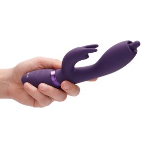 Vive Nilo Purple Pinpoint Rotating G Spot Rabbit BondageBox UK