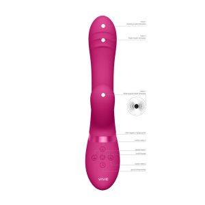 Vive Tani Finger Motion With Pulse Wave Vibrator Pink BondageBox UK