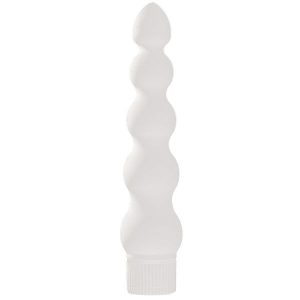 White Nights 7 Inch Ribbed Anal Vibrator BondageBox UK