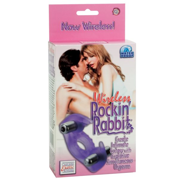Wireless Rockin Rabbit Vibrating Cock Ring BondageBox UK