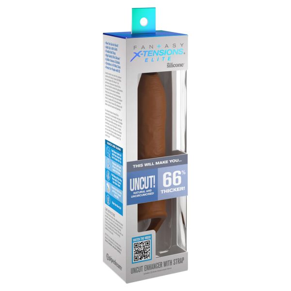 X Tensions Elite 7 Inch Uncut Penis Enhancer With Strap BondageBox UK