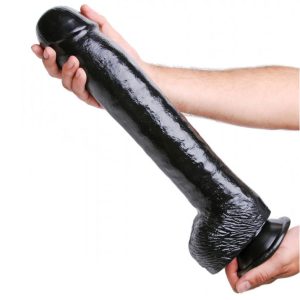 XR The Black Destroyer Huge Suction Cup Dildo BondageBox UK