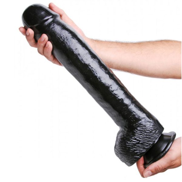 XR The Black Destroyer Huge Suction Cup Dildo BondageBox UK