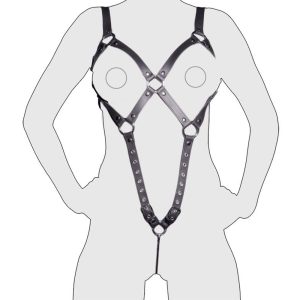 Zado Leather Harness UK Size 8 to 12 BondageBox