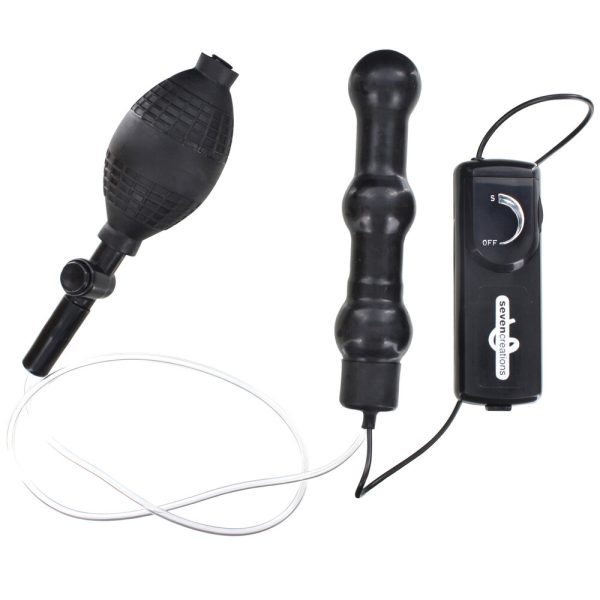 Zepplin_Unisex_Inflatable_Vibrating_Anal_Wand_Black_BondageBox_x2 Zepplin Unisex Inflatable Vibrating Anal Wand Black BondageBox UK